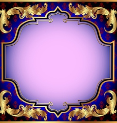 Vintage Golden Frame vector image