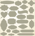 Vintage labels vector image
