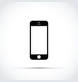 Mobile phone cell phone icon vector image