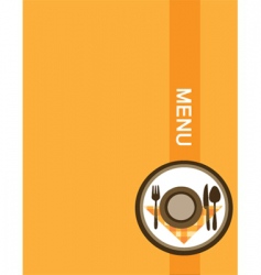 Restaurant menu vector image