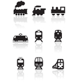Rain symbol set vector image