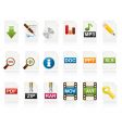 Document icons vector image