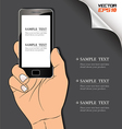 HandPhone vector image