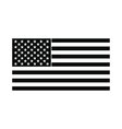 USA flag icon vector image