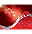 Valentine background vector image