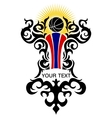Ornate emblem vector image