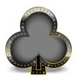 Club with diamonds vector image