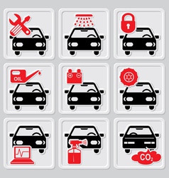 Auto repair icons vector image