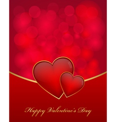 Valentines day card vector image