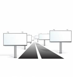 Bilboard sign vector image