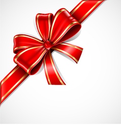 Bow ribbon vector image