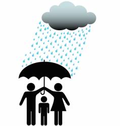 Family unity vector image