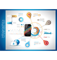 Infographic template vector image