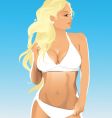 Woman vector image