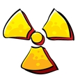 Radioactivity sign vector image