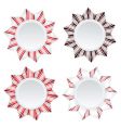 Set of four badges illustration vector image