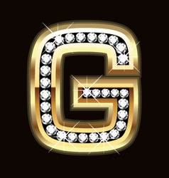 G bling vector image