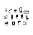 Icons vector image