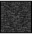 THEATRE vector image