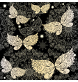 Vintage lacy seamless pattern vector image