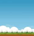 Spring sky vector image
