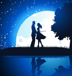 Lovers vector image