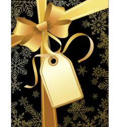 Christmas gift vector image