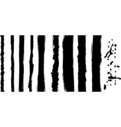 Black stripes vector image