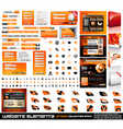 Web design elements vector image