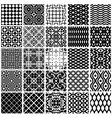 Geometric seamless patterns vector image