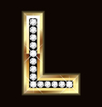 L bling vector image