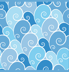 Seamless sea background vector image