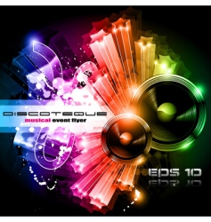 Music party vector image