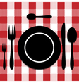 Cutlery set vector image