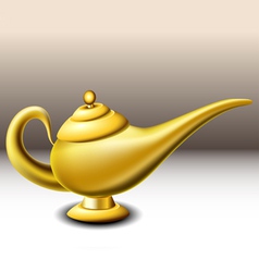 Genie lamp vector image