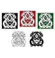 Celtic dogs and wolves vector image