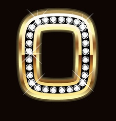 O bling vector image