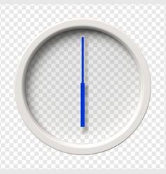 Realistic wall clock vector image