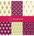 Vintage patterns vector image