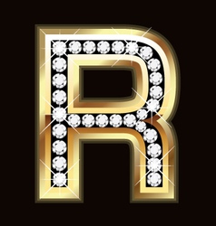 R bling vector image