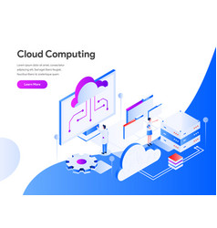 Isometric 3d charts and statistics with set Vector Image