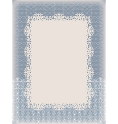 Vintage frame vector image
