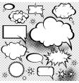 Comic bubbles collection vector image