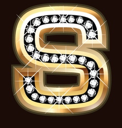S bling vector image