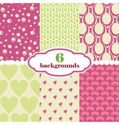 Vintage patterns vector image