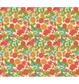 Floral seamless pattern vector image
