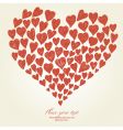 Valentines background vector image