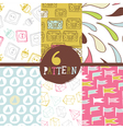 Vintage patterns vector image
