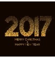 Gold sparkles Banners Abstract Beauty Merry vector image