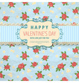 Floral background vector image